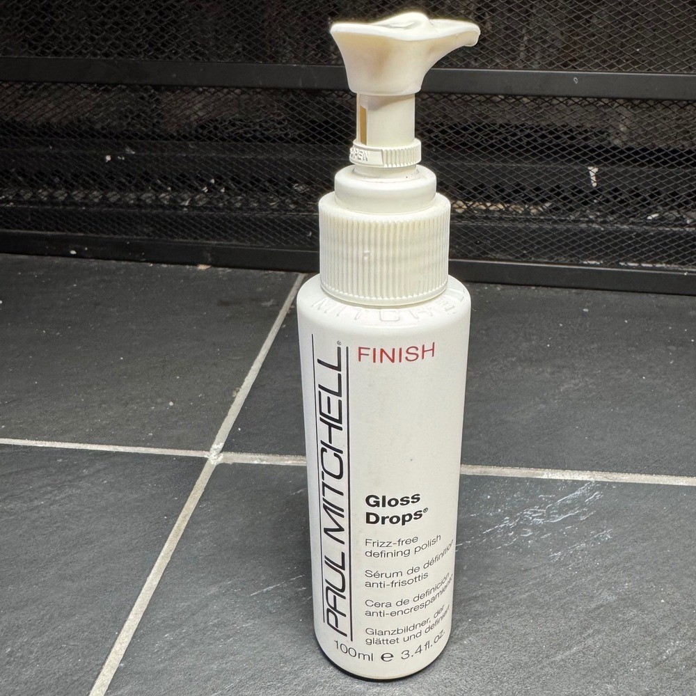 NEW Paul Mitchell Gloss Drops Frizz-Free Defining Polish 3.4oz Hair Serum Finish